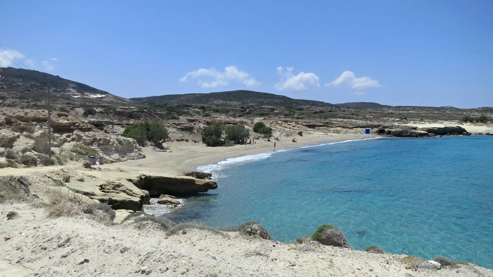 Quiet beach cove